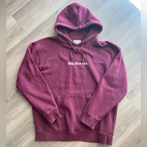 You Matter Maroon Hoodie